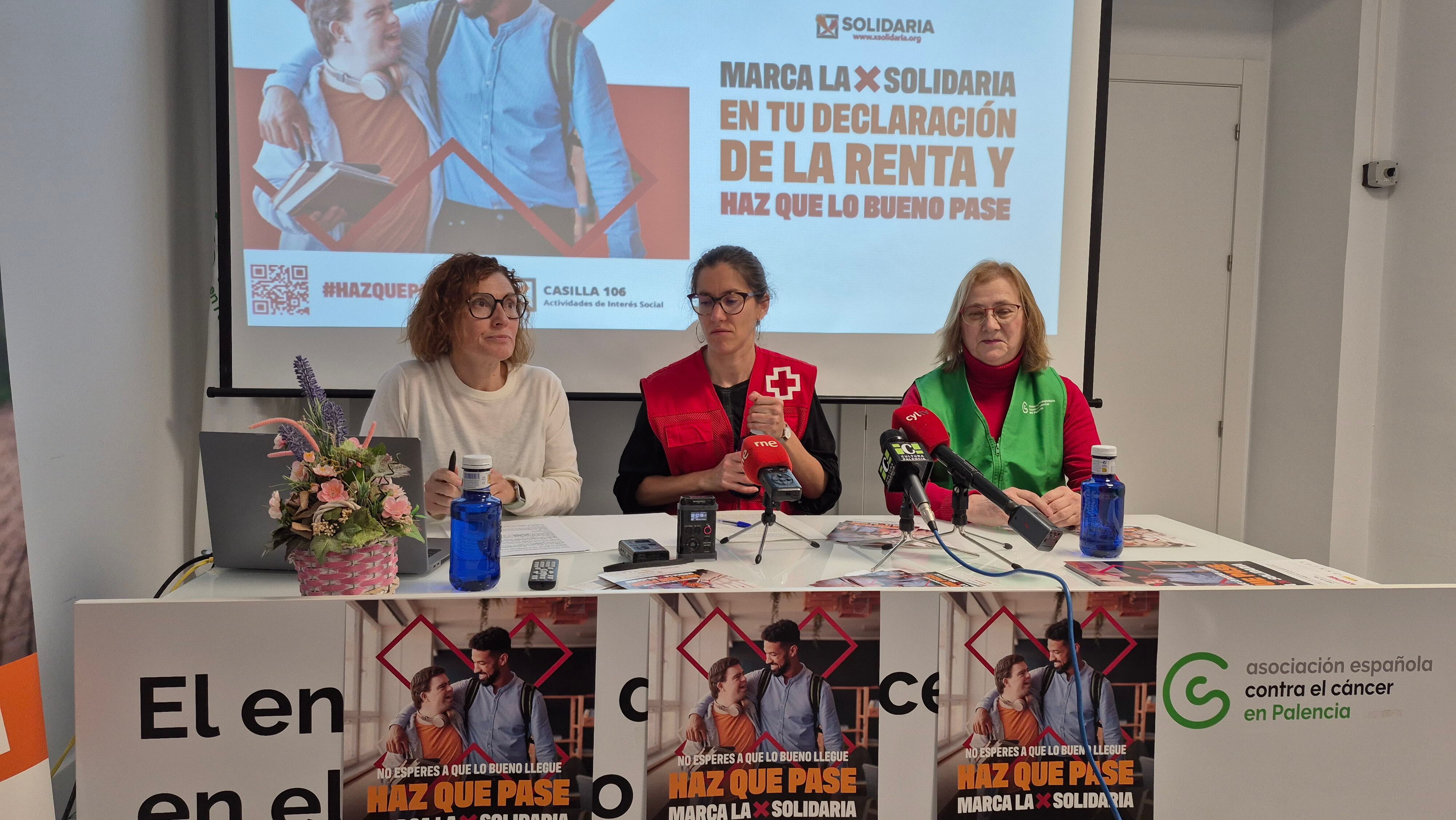 Las entidades de acción social de Palencia invitan un año más a marcar la X Solidaria: &quot;Haz que lo bueno pase&quot;