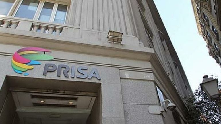 Fachada de las oficinas del grupo Prisa en la Gran Vía