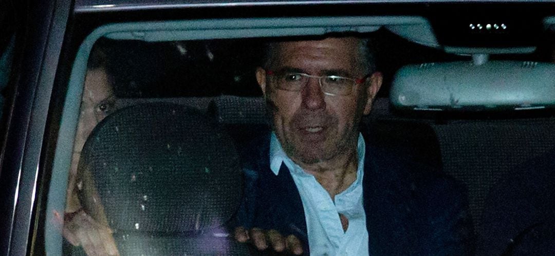 Francisco Granados, poco después de ser detenido