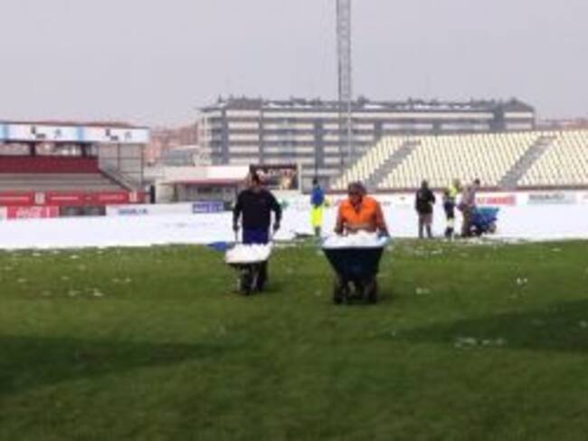 En Anduva retiraron la nieve porque no se fue sola