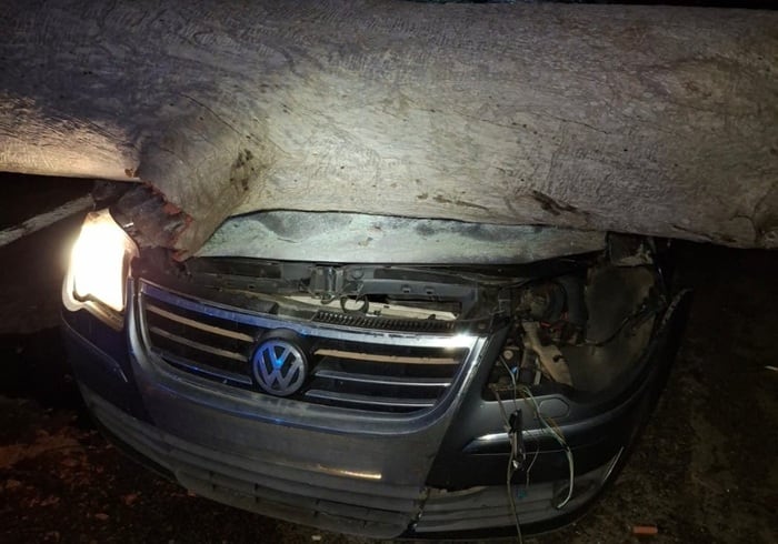 Estado en el que quedó un vehículo