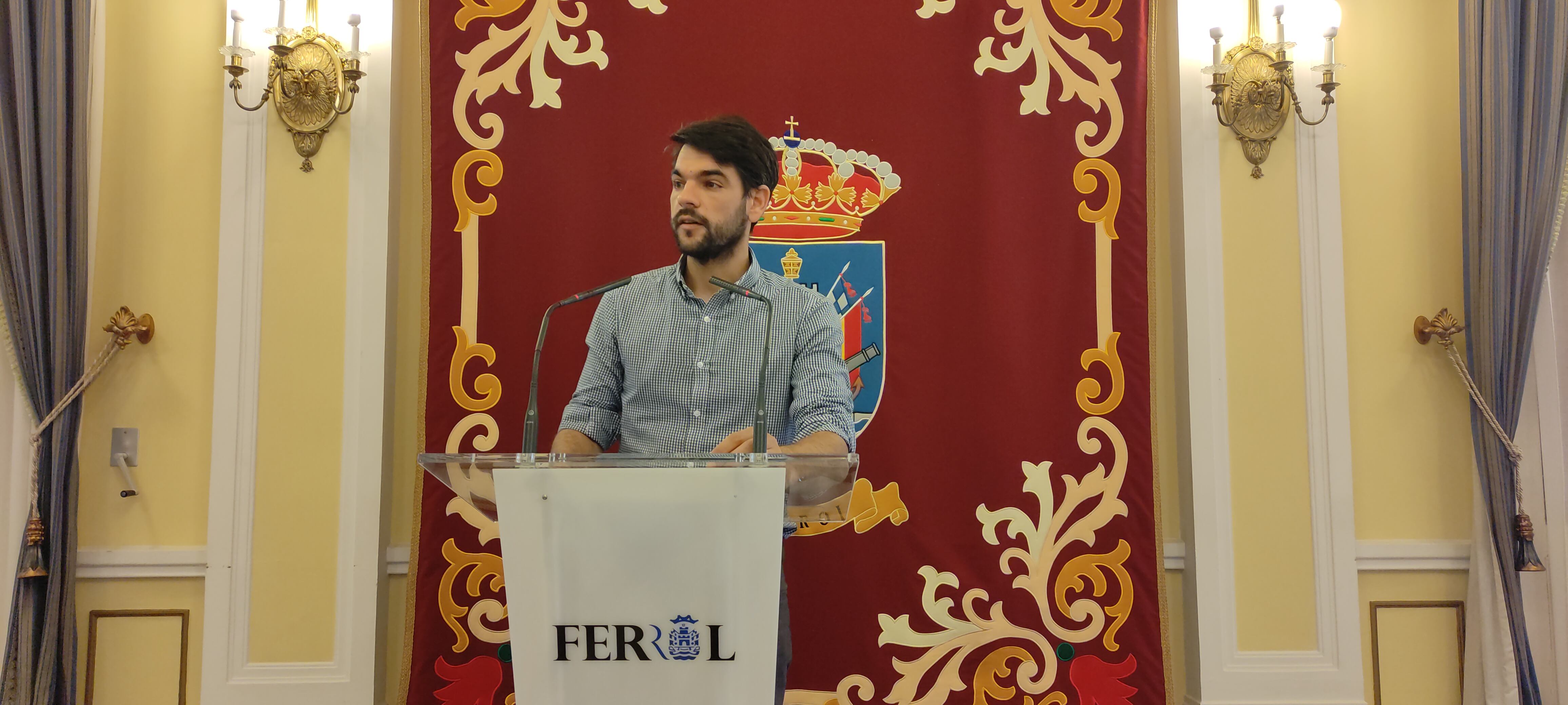 Julián Reina, este lunes en rueda de prensa