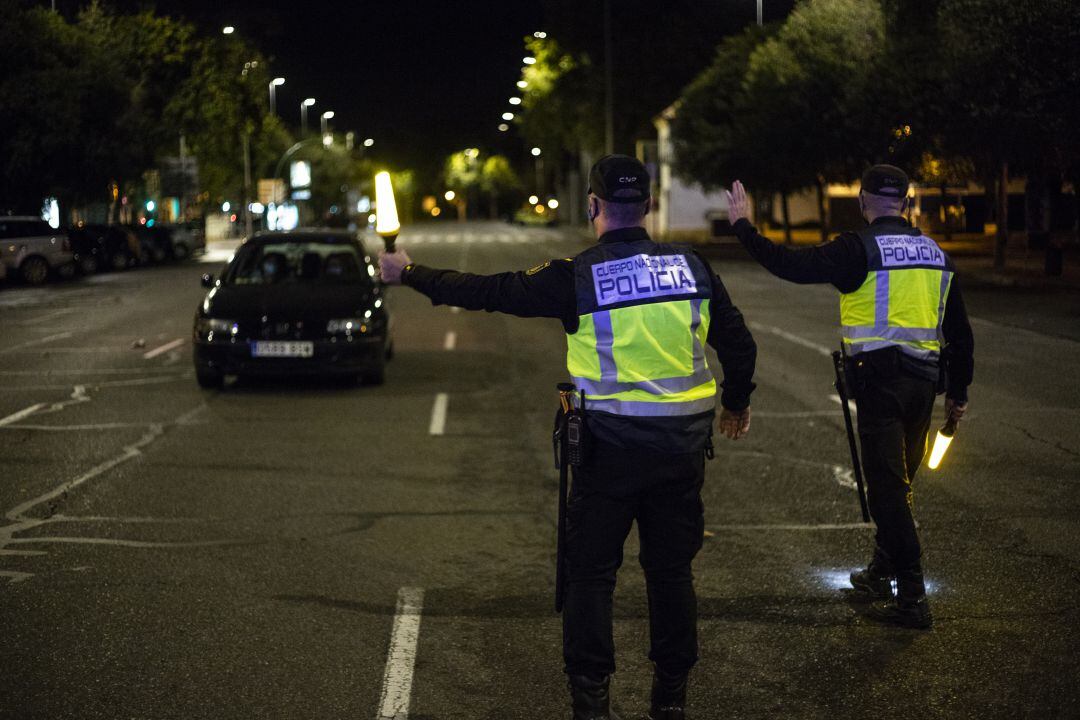 Control de la Policía Nacional en Córdoba