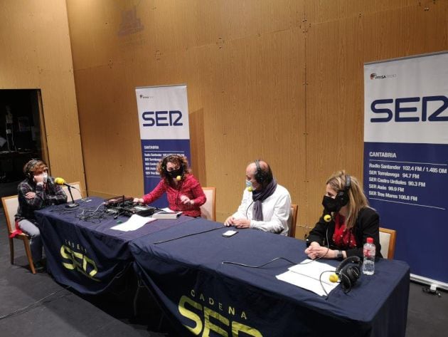 Gonzalo de Cos, María Gutiérrez, Carlos Gaitero e Isabel Ibarra.