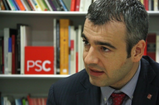 El portaveu dels socialistes, Maurici Lucena