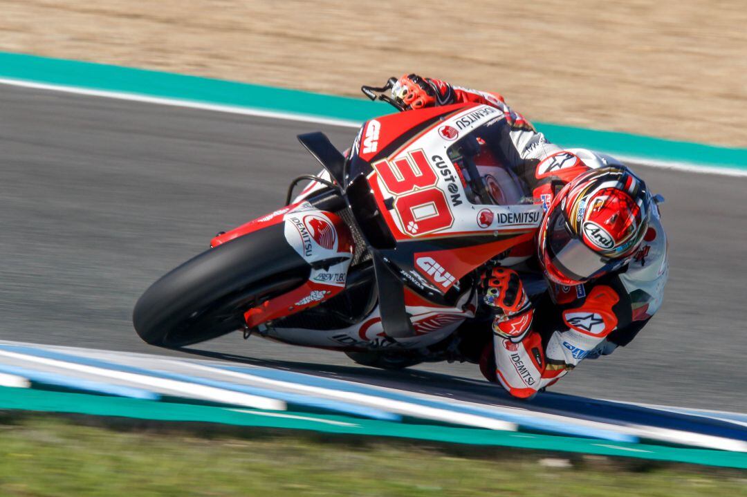 Nakagami marcó el mejor tiempo el último día de test 