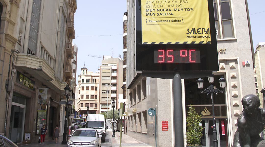 Termómetro en el centro de Castelló