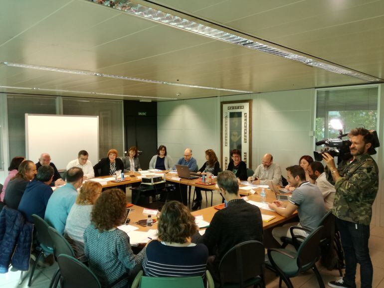 Imagen de la reunión de la Mesa Sectorial de Educación