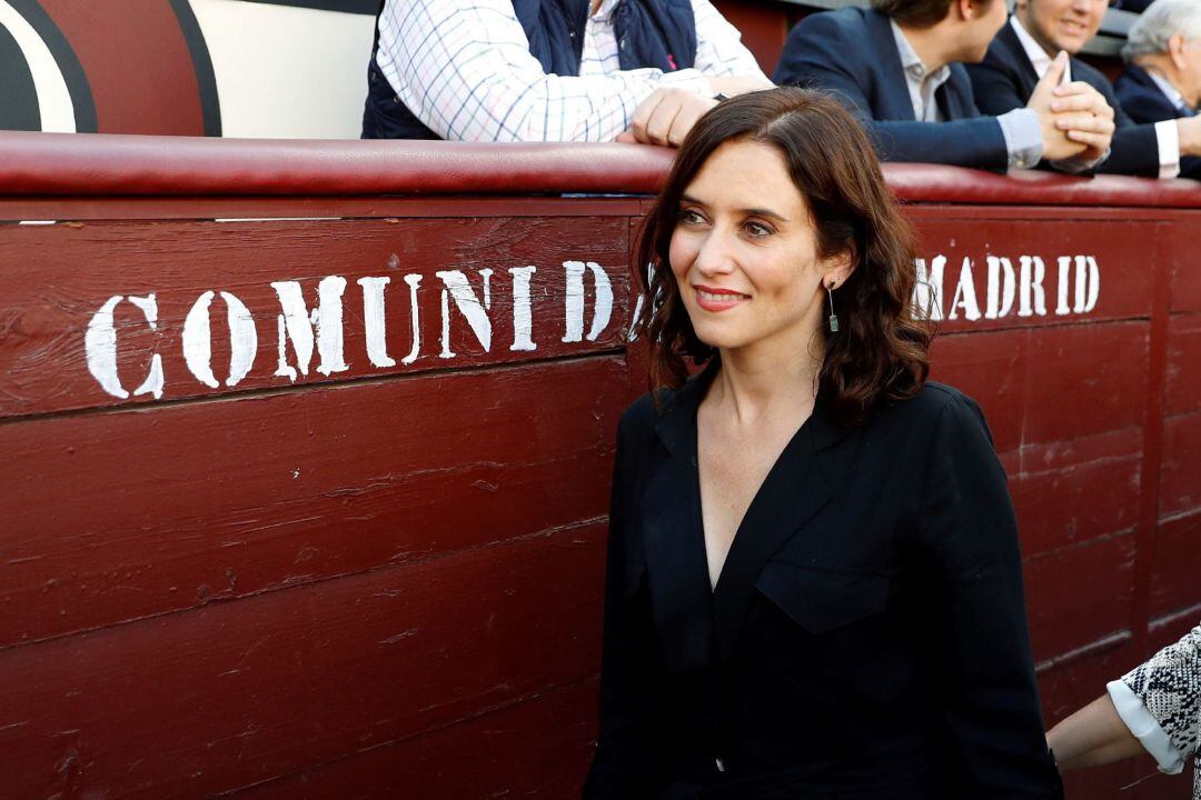 Isabel Díaz Ayuso, en la plaza de toros de Las Ventas