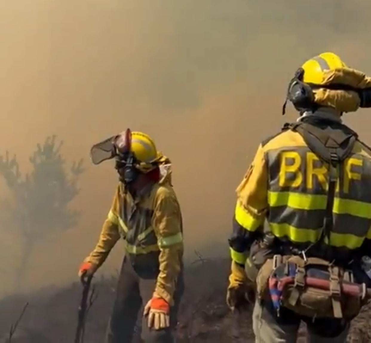 Brif Lubia poco antes de ser evacuados