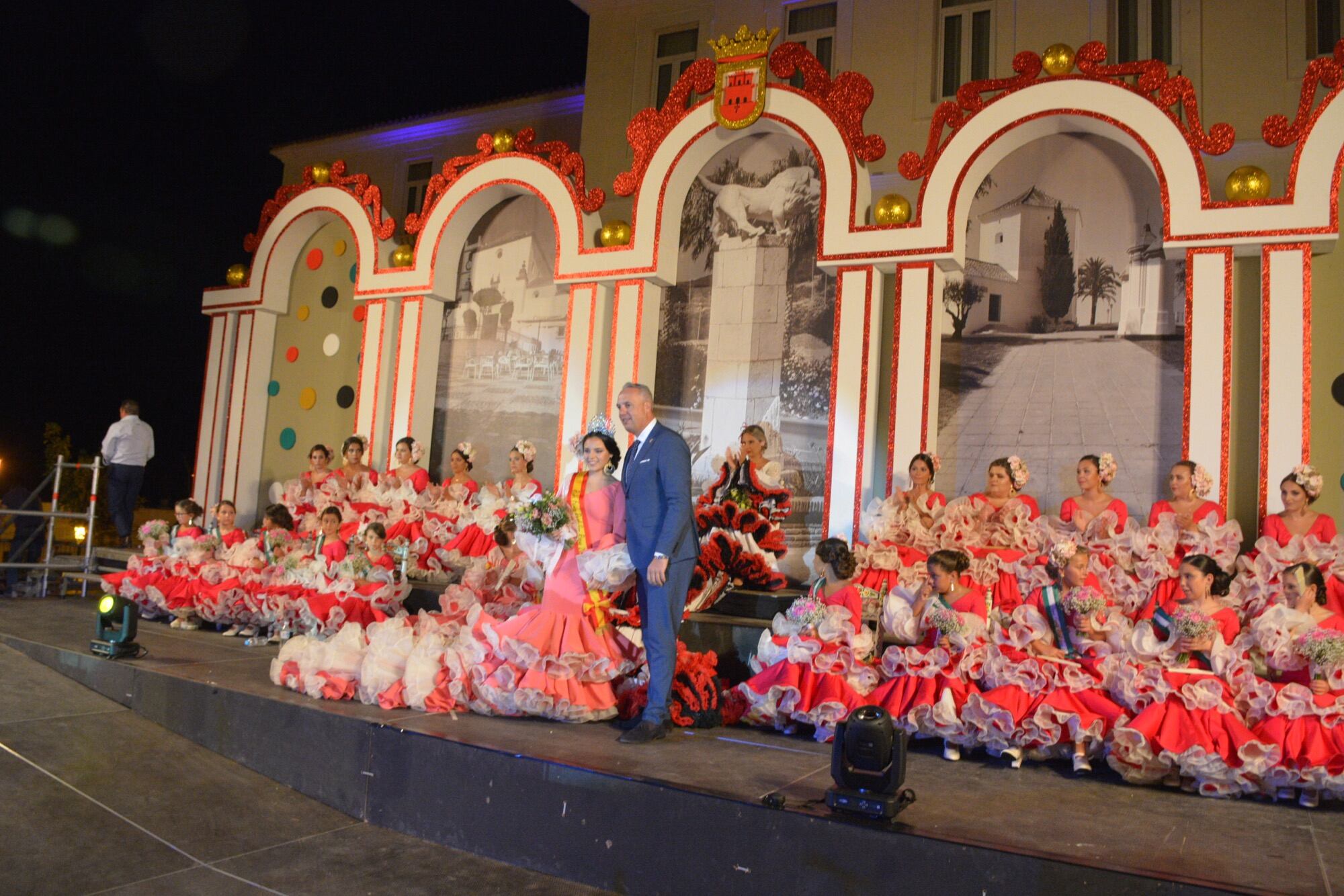 Una imagen de la última coronación de la feria de San Roque, en el año 2019.