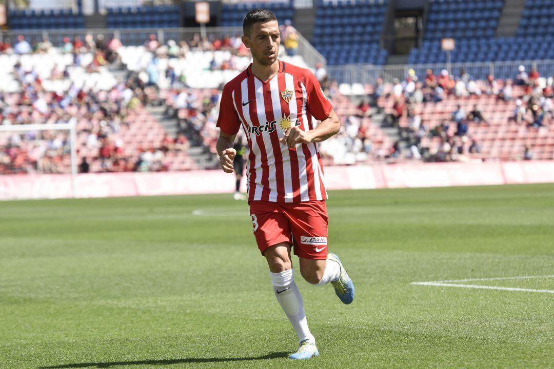 Rocha fue titular en el Almería-Elche. 