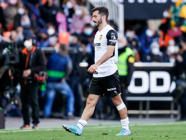 José Luis Gayà, durante el partido ante el FC Barcelona
