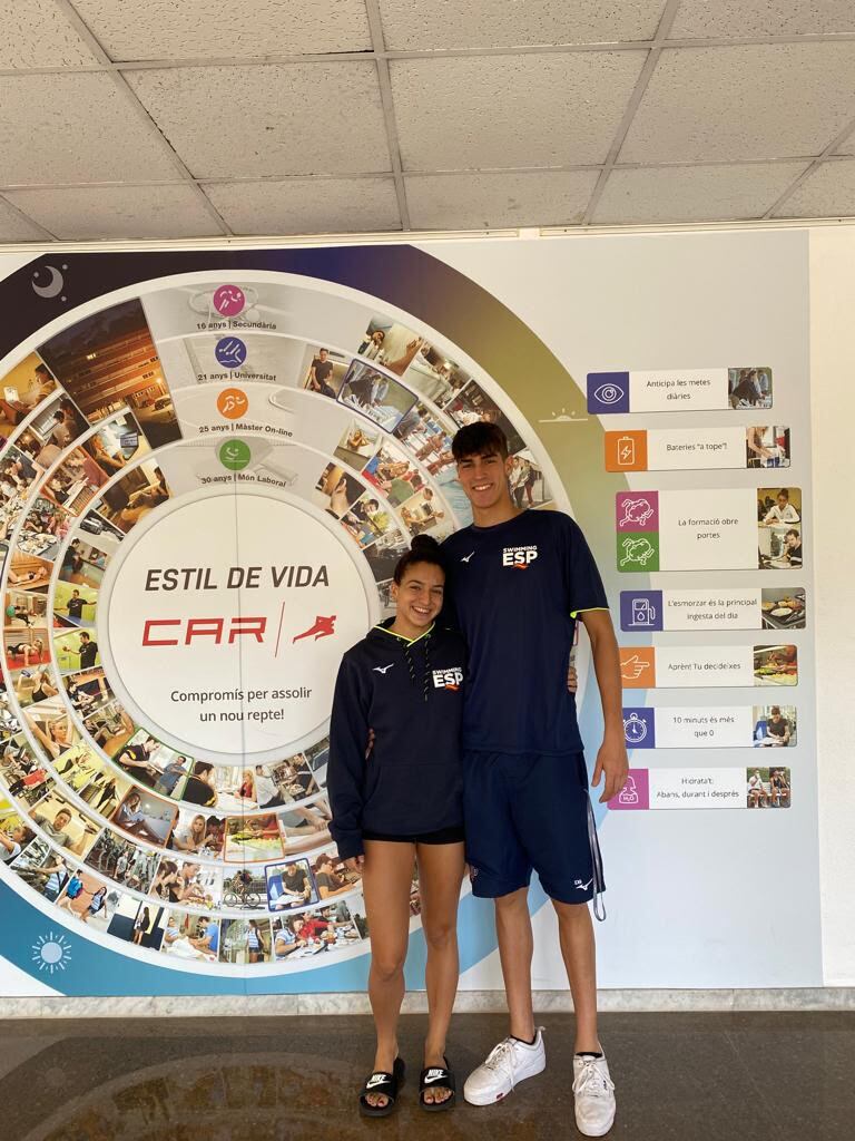 Los nadadores Laura Rodríguez y Miguel Pérez-Godoy