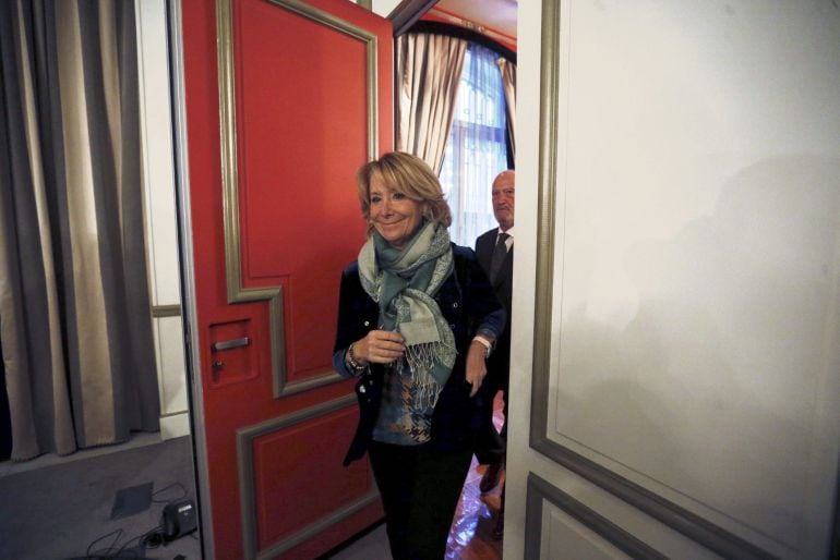 La presidenta del PP de Madrid, Esperanza Aguirre.