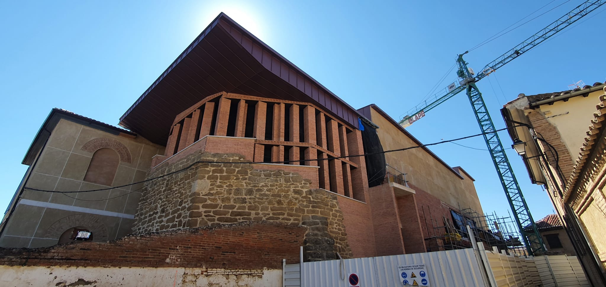 Aspecto del futuro Centro de Artes Escénicas de Paredes de Nava