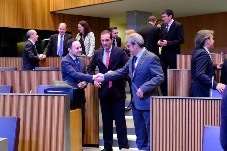 Inici de la sessió de polítiques socials, avui, al Consell General.