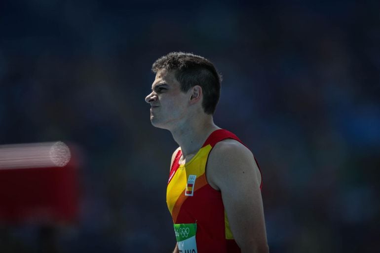 Bruno Hortelano en el estadio Olímpico de Río de Janeiro