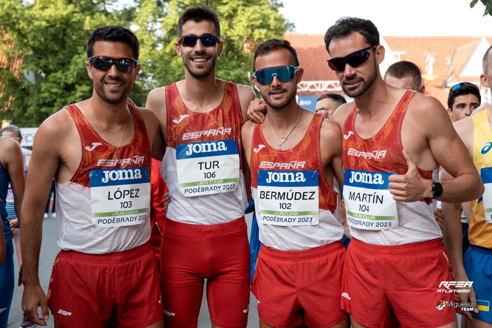 Miguel Ángel López, Marc Tur, Manuel Bermúdez y Álvaro Martín, campeones de Europa por equipos