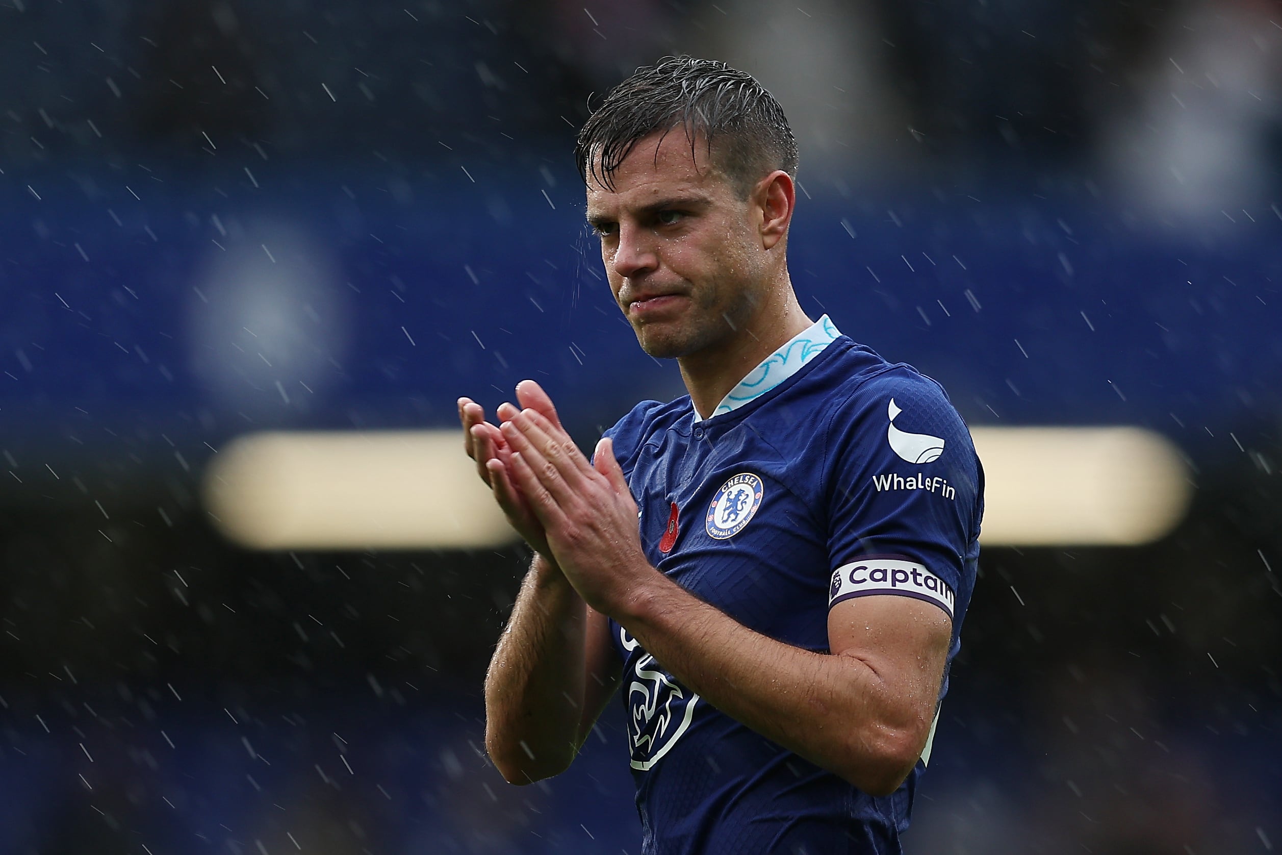 César Azpilicueta, en un partido con el Chelsea