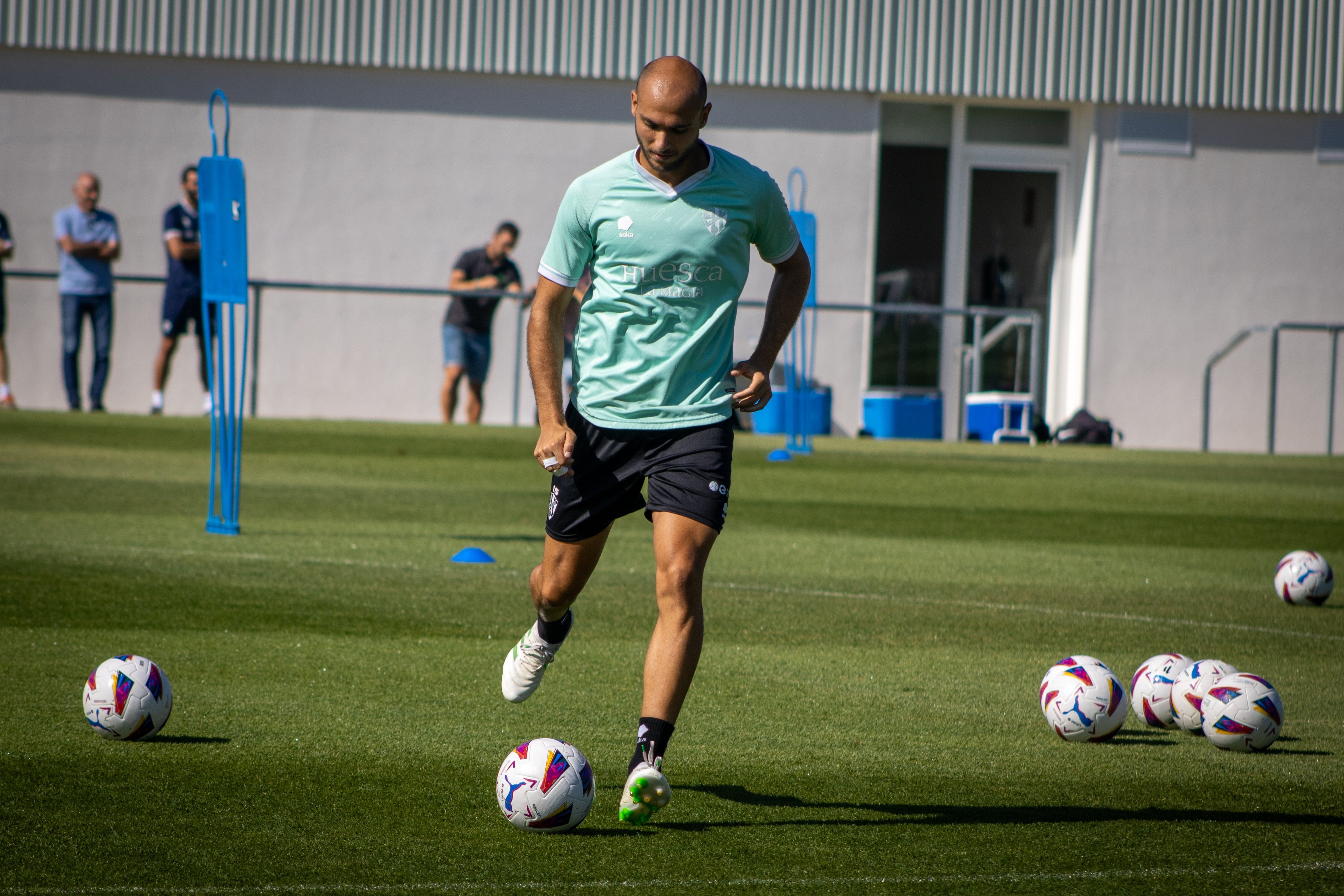 Jérémy Blasco durante un entrenamiento