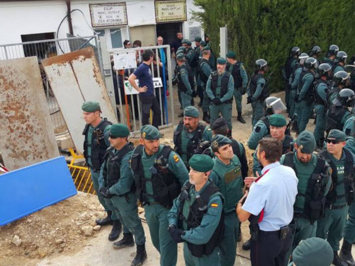 Asociaciones de Policía y Guardia Civil anuncian acciones legales contra los Mossos por un "acto de desobediencia"