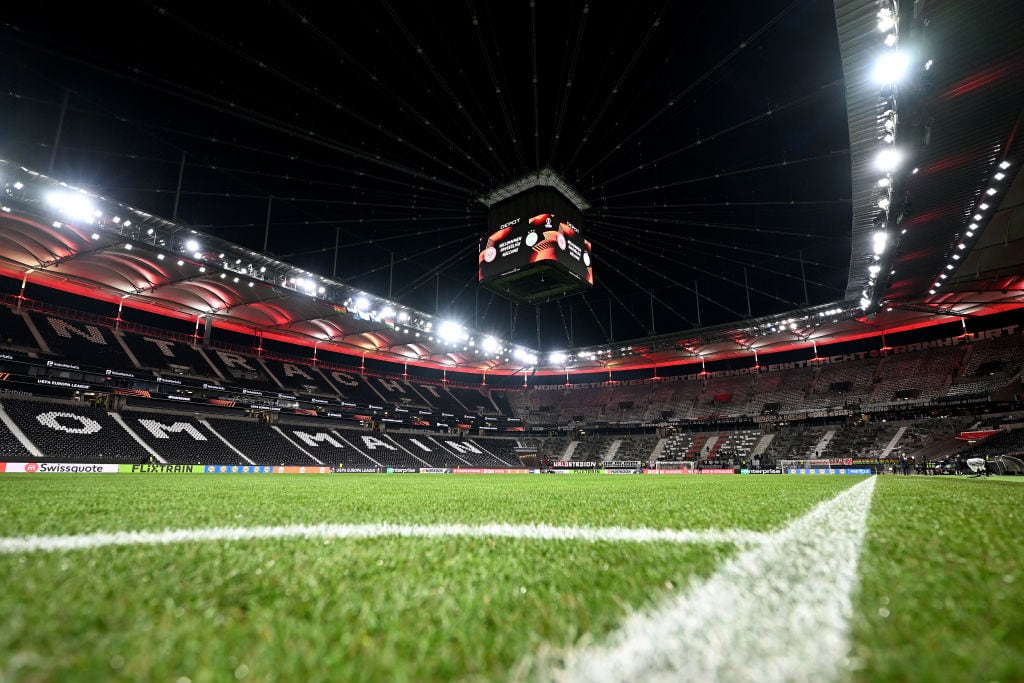 El Deutsche Bank Park, estadio del Eintracht Frankfurt.