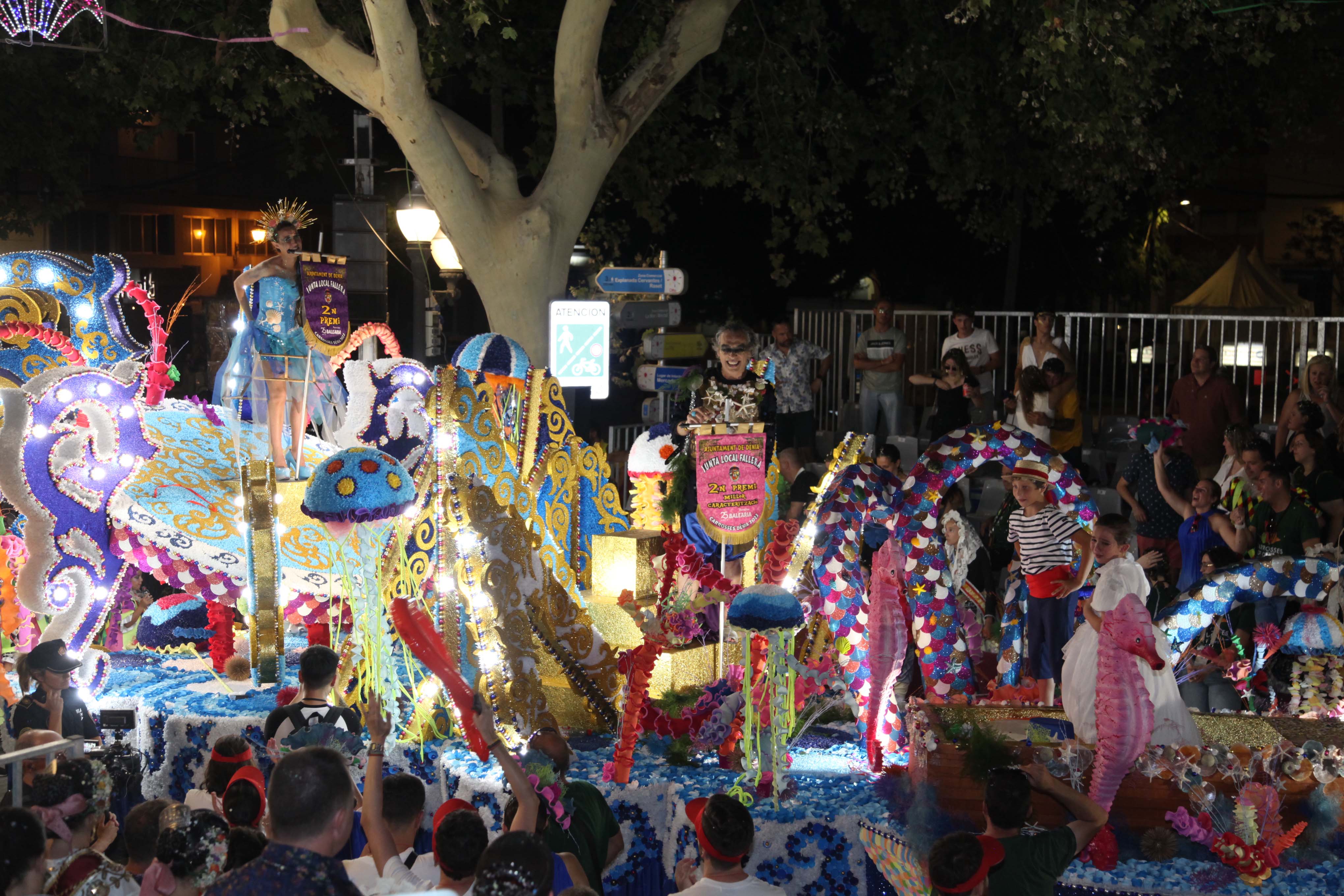 Falla Centro, segundo premio de Carrozas 2023.