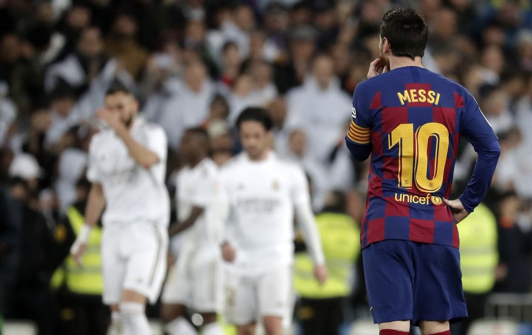 Leo Messi, en uno de sus últimos Clásicos ante el Real Madrid.