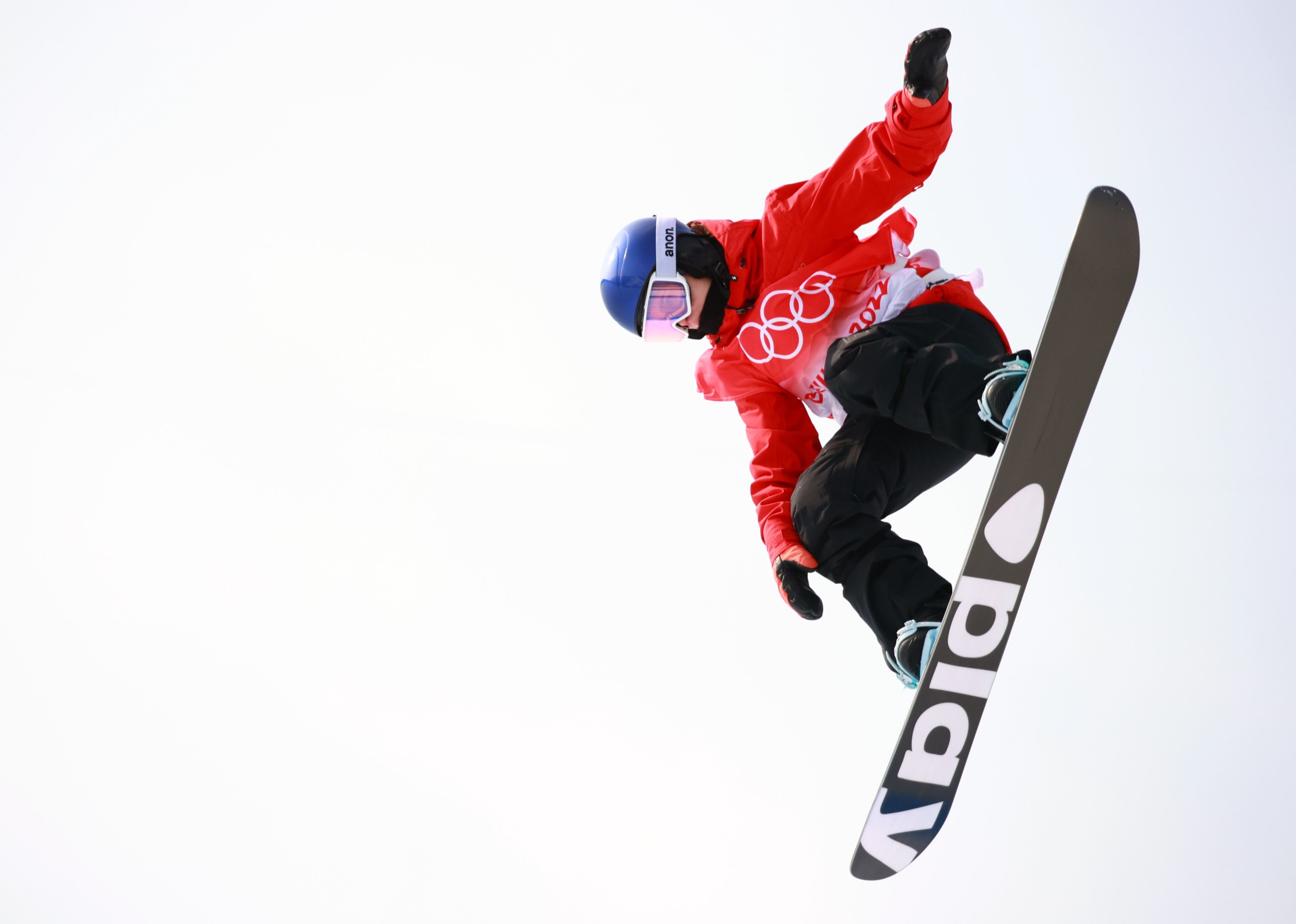 Zhangjiakou (China), 10/02/2022.- Queralt Castellet of Spain in action during the Women&#039;s Snowboard Halfpipe final at the Zhangjiakou Genting Snow Park at the Beijing 2022 Olympic Games, Zhangjiakou, China, 10 February 2022. (España) EFE/EPA/Diego Azubel
