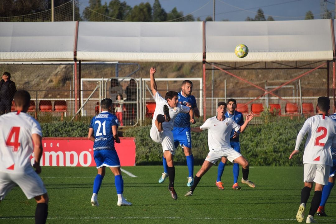 Imagen del partido disputado en la Ciudad Deportivs del Sevilla  
