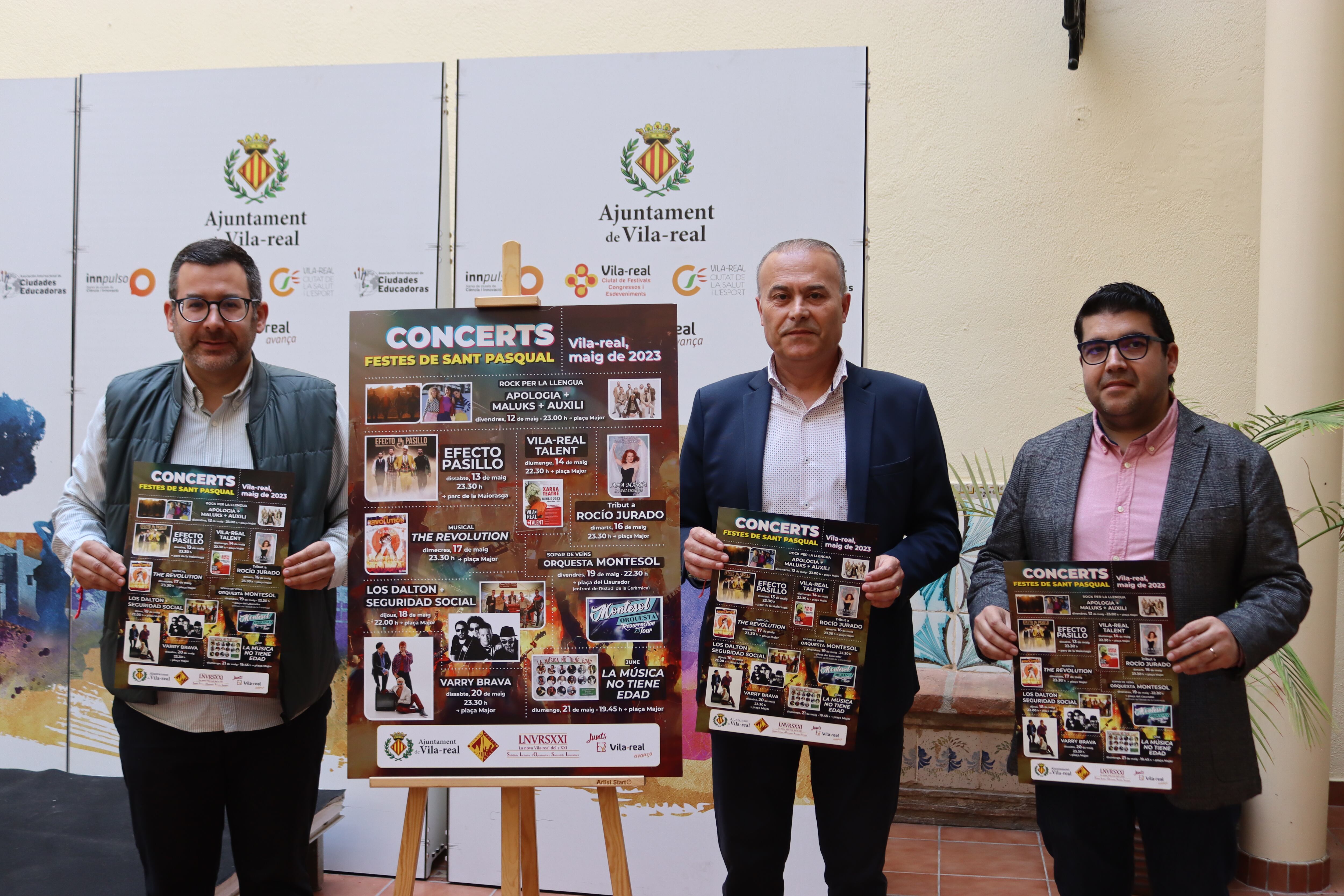 Presentación conciertos San Pascual Vila-real 2023