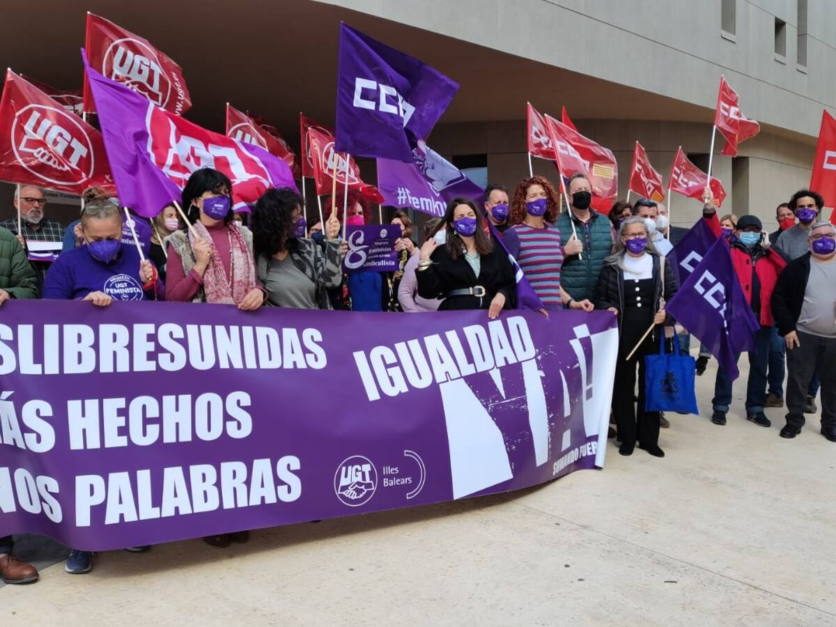 Los sindicatos piden políticas para avanzar en la igualdad en el Día de la Mujer
