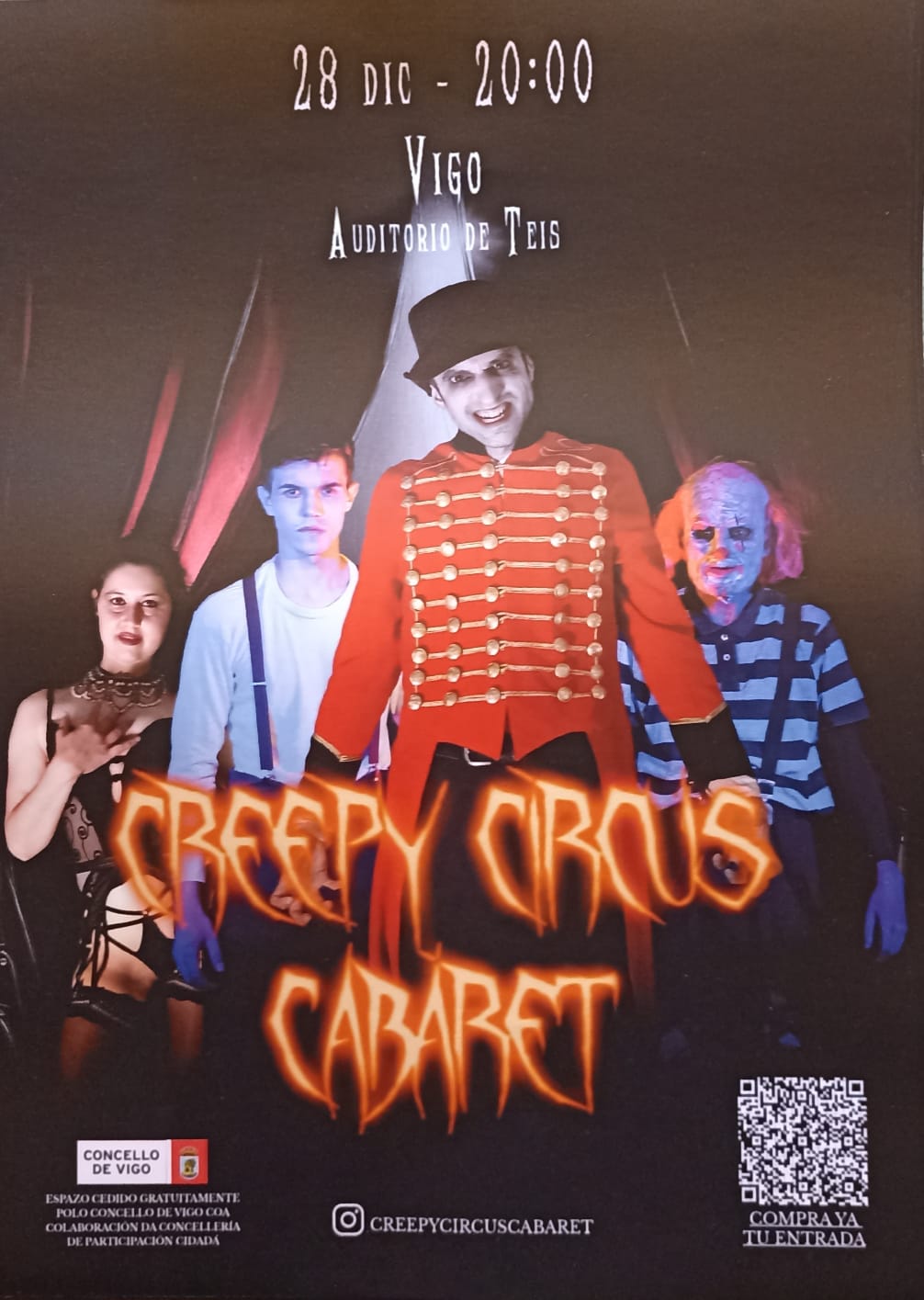 El Creepy Circus Cabaret en Vigo