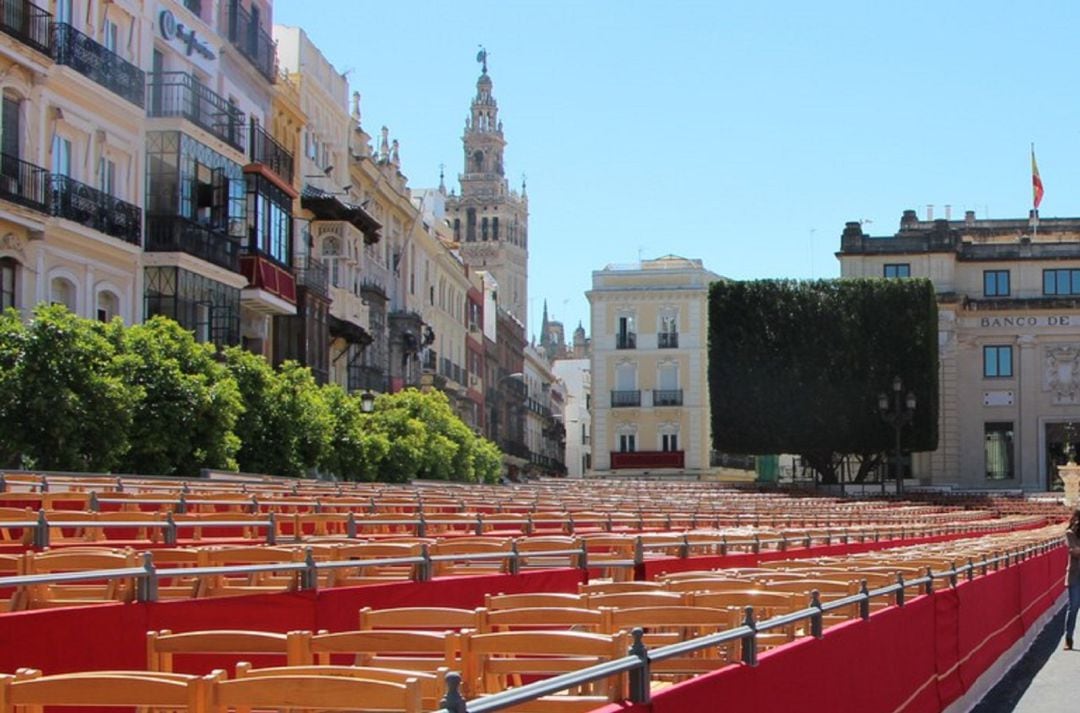 Palcos de la plaza de San Francisco