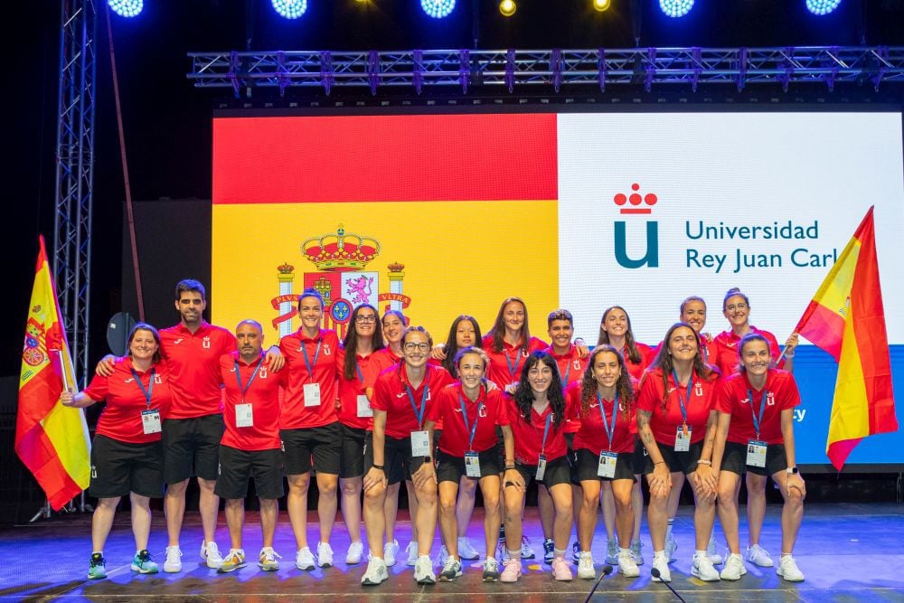 Jugadoras fútbol sala femenino URJC.