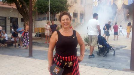 Paloma Grua, capitana mora 2019, por la filà Piratas Berberiscas.