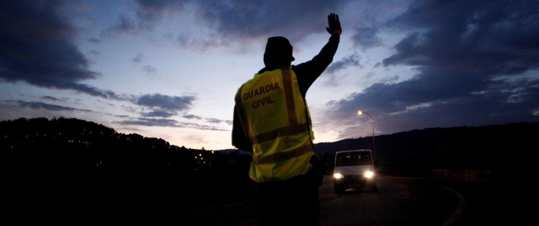 Un control de la Guardia Civil