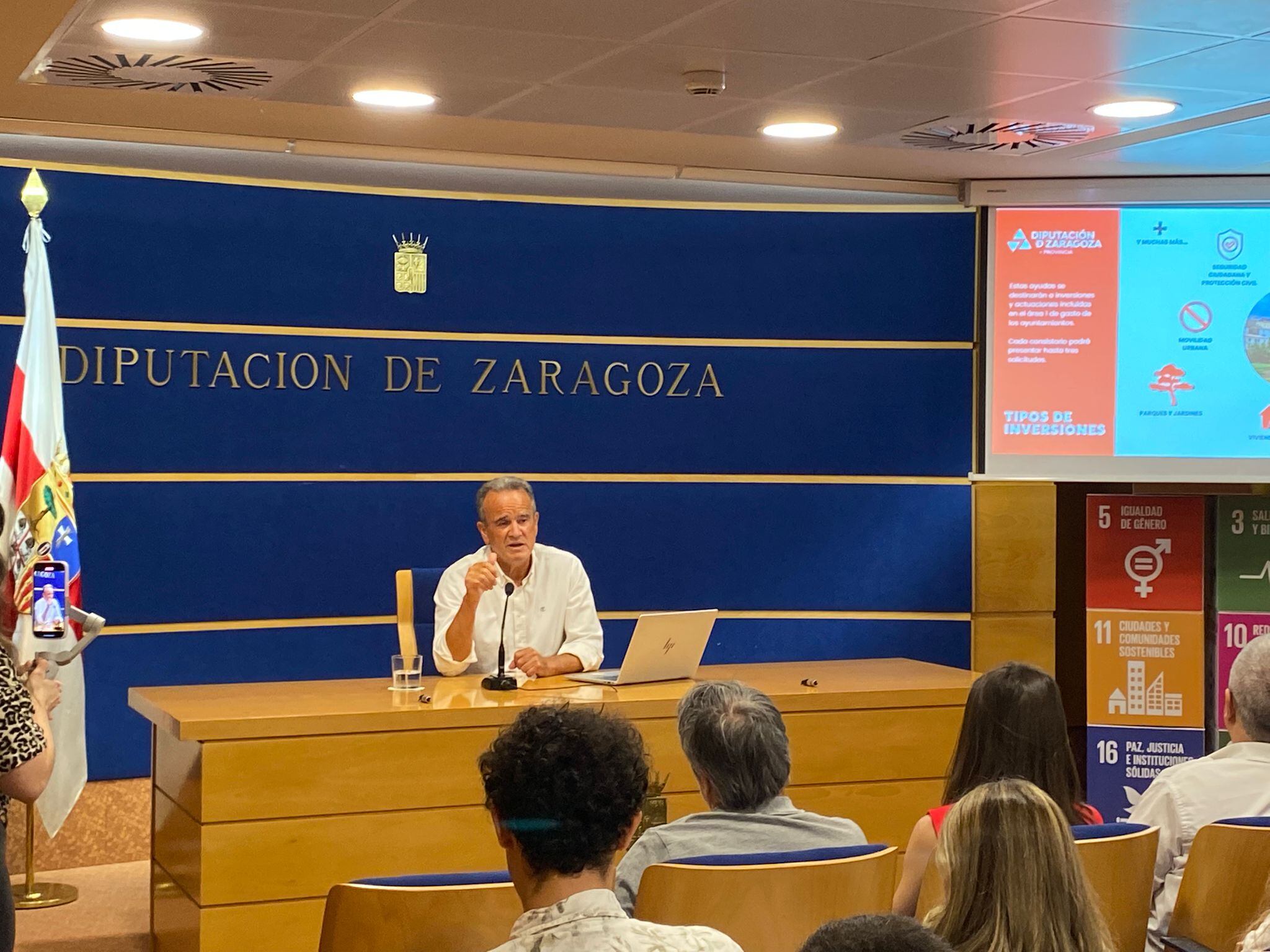 Presentación del plan de ayudas +Provincia de la DPZ