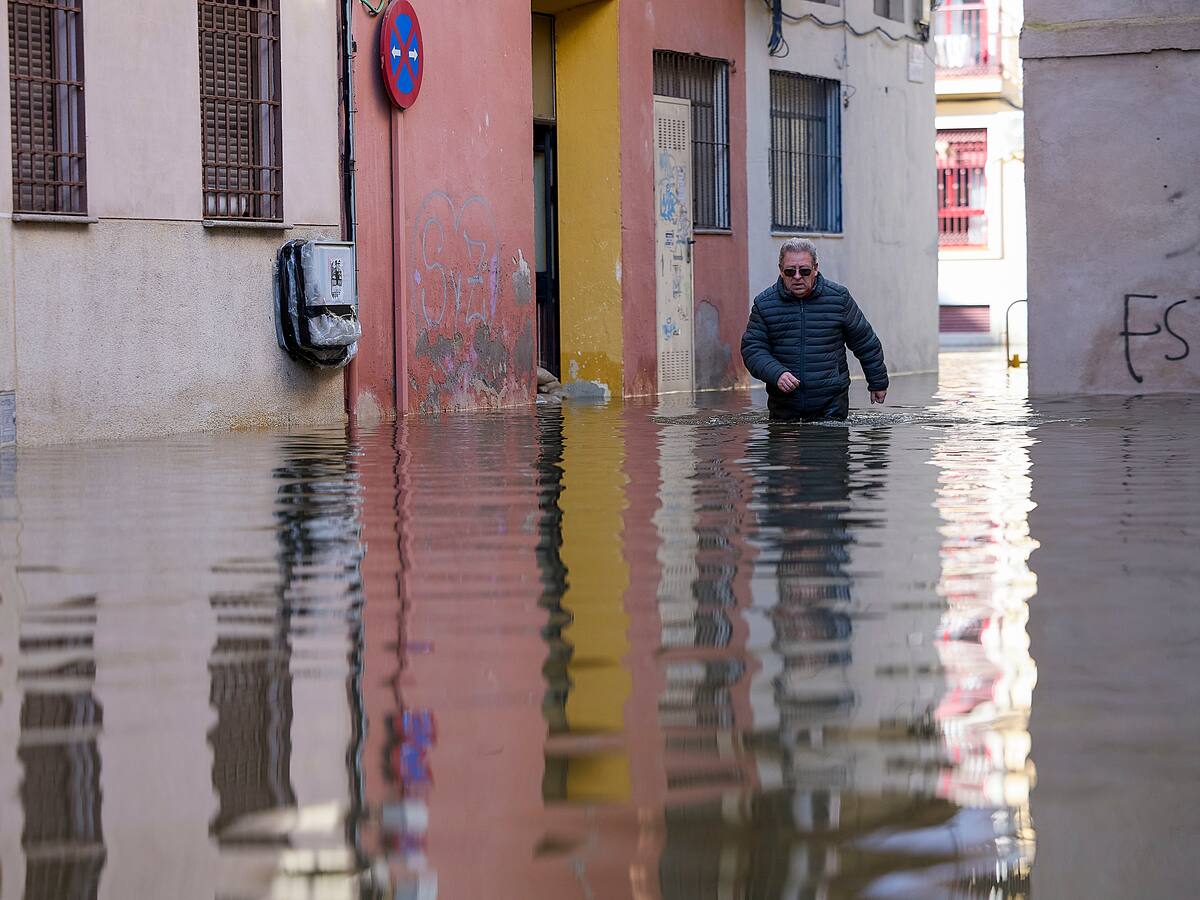 La lluvia sigue sin irse: Andalucía, en alerta naranja por lluvias junto a otras cinco comunidades en amarillo