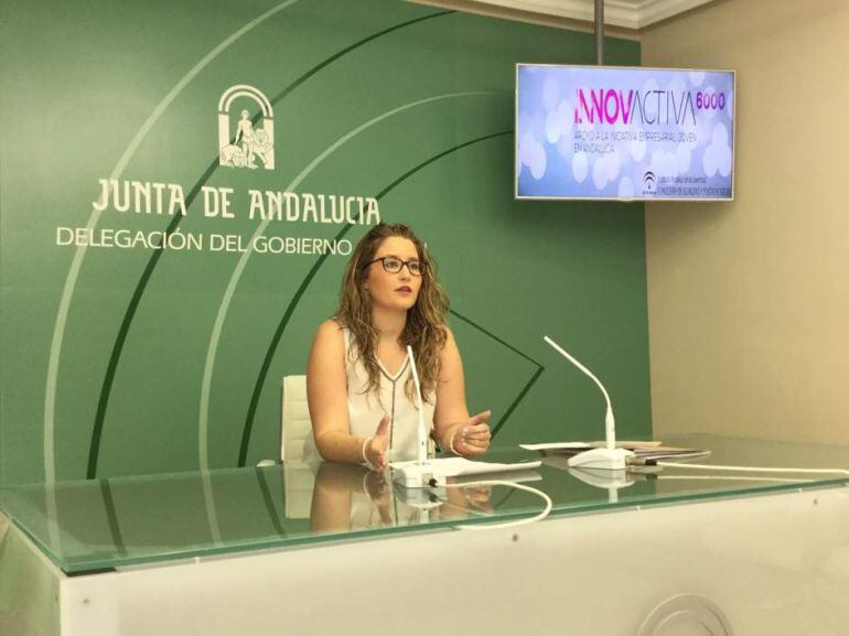 La coordinadora provincial del IAJ, Ana Morillo