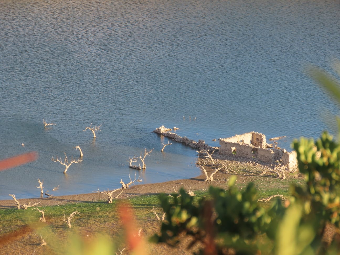 Embalse de Iznájar al 12,5% de su capacidad