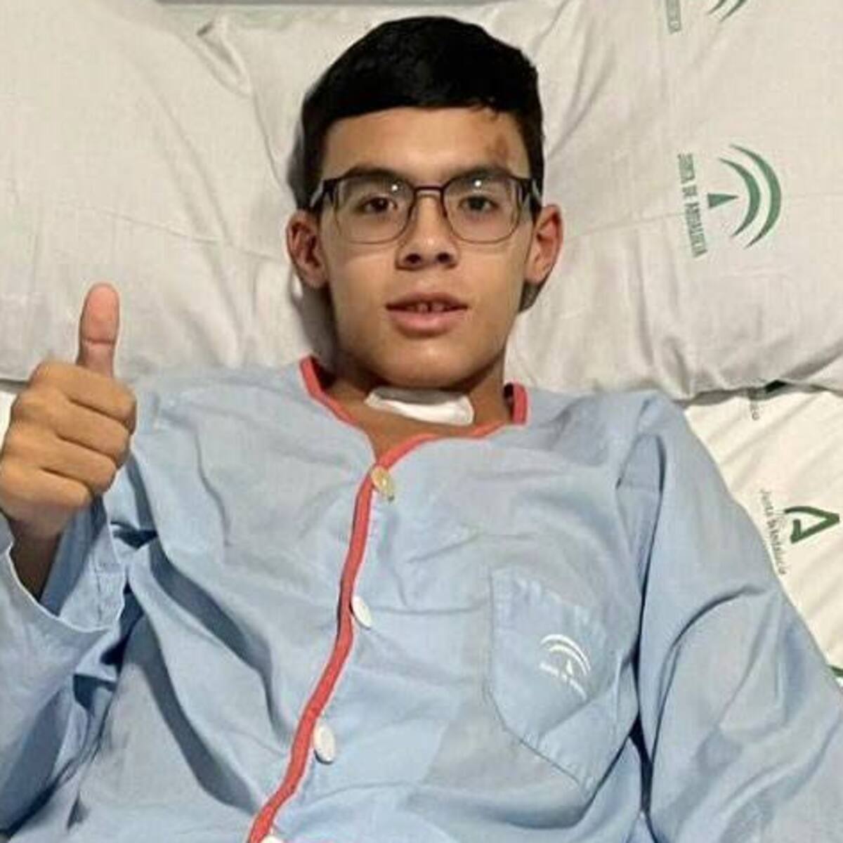 Dado de alta Yostin, el cadete B del Deportivo Jaén que ha permanecido un mes ingresado en Granada