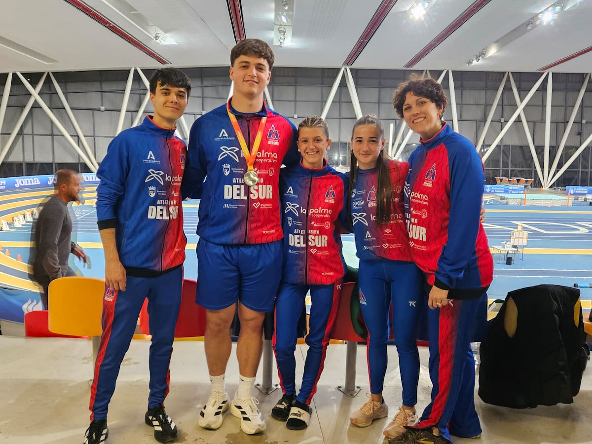 El atleta del club Atletismo Delsur Cooperativa La Palma Rodrigo García subcampeón de España sub 20