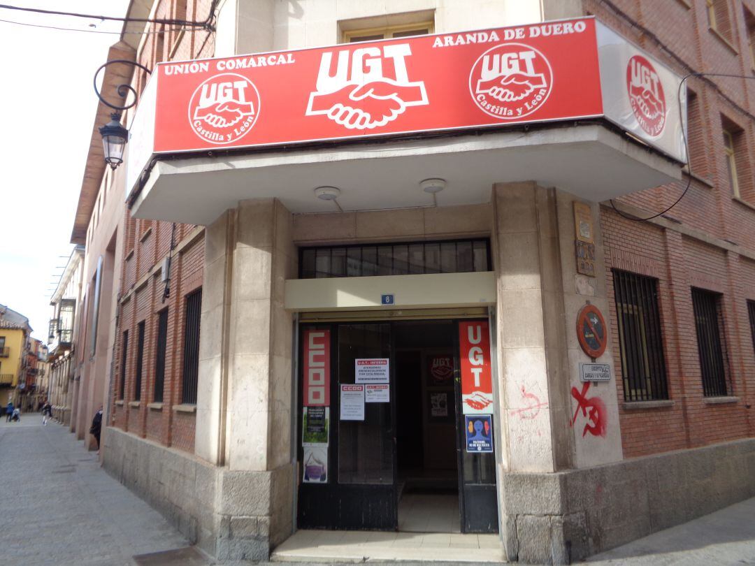 Sede de UGT en Aranda