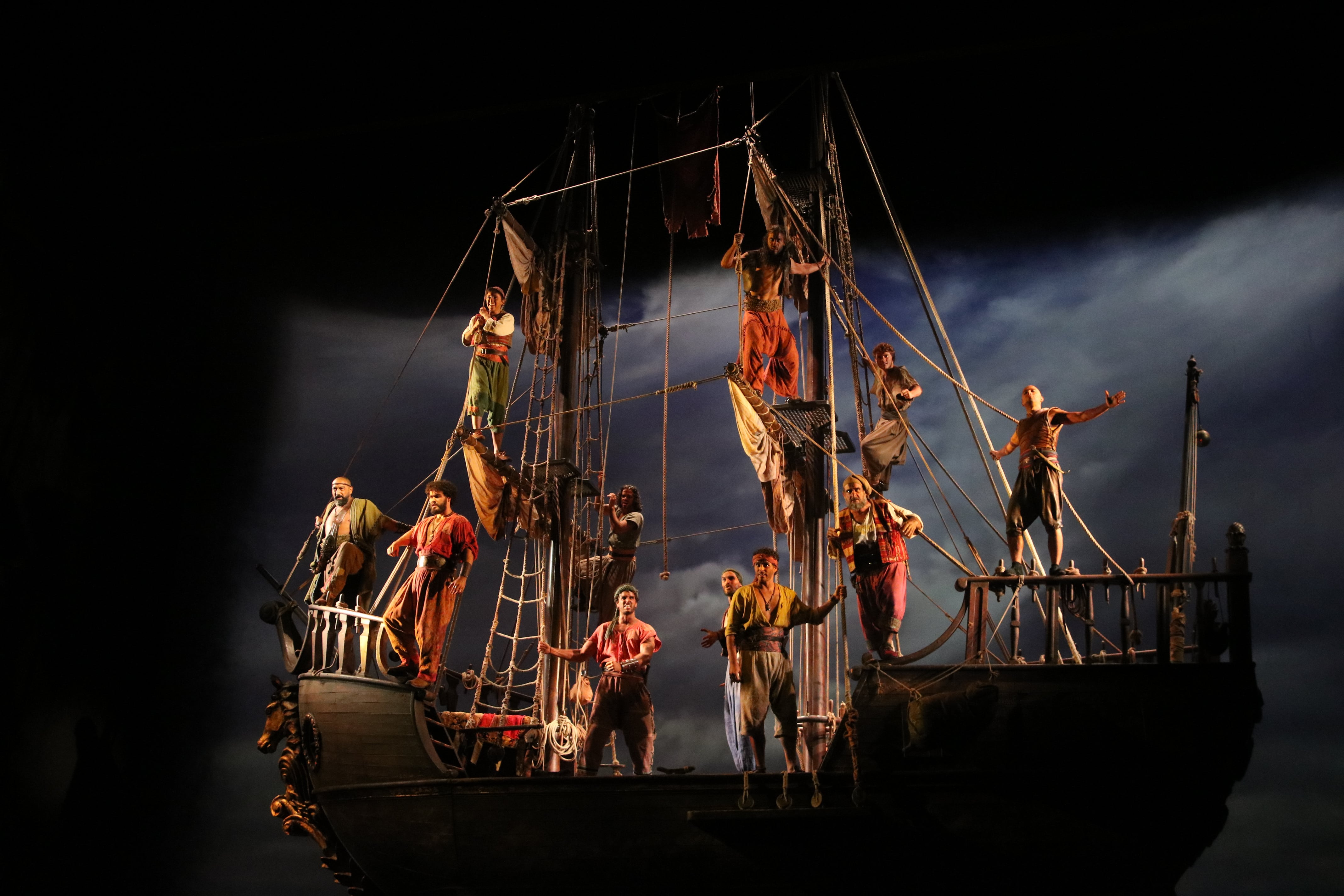 Una imatge de la quarta reposició del musical 'Mar i Cel' de Dagoll Dagom al Teatre Victòria de Barcelona