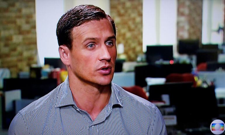 Ryan Lochte explicó lo ocurrido en la televisión Globo TV de Brasil