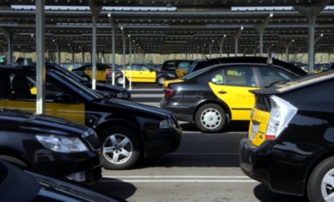 Taxis a l&#039;aeroport de Barcelona