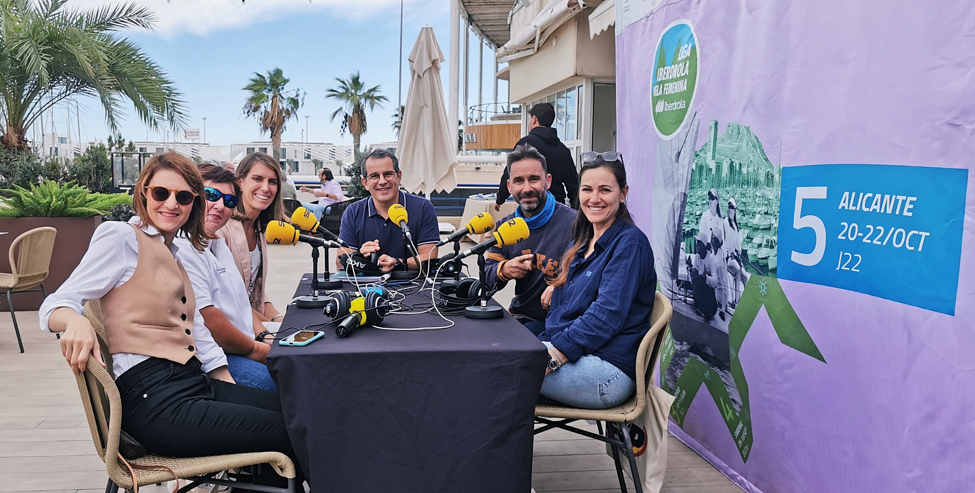 La Liga Iberdrola de Vela Femenina y Hoy por Hoy Alicante, desde el Real Club de Regatas