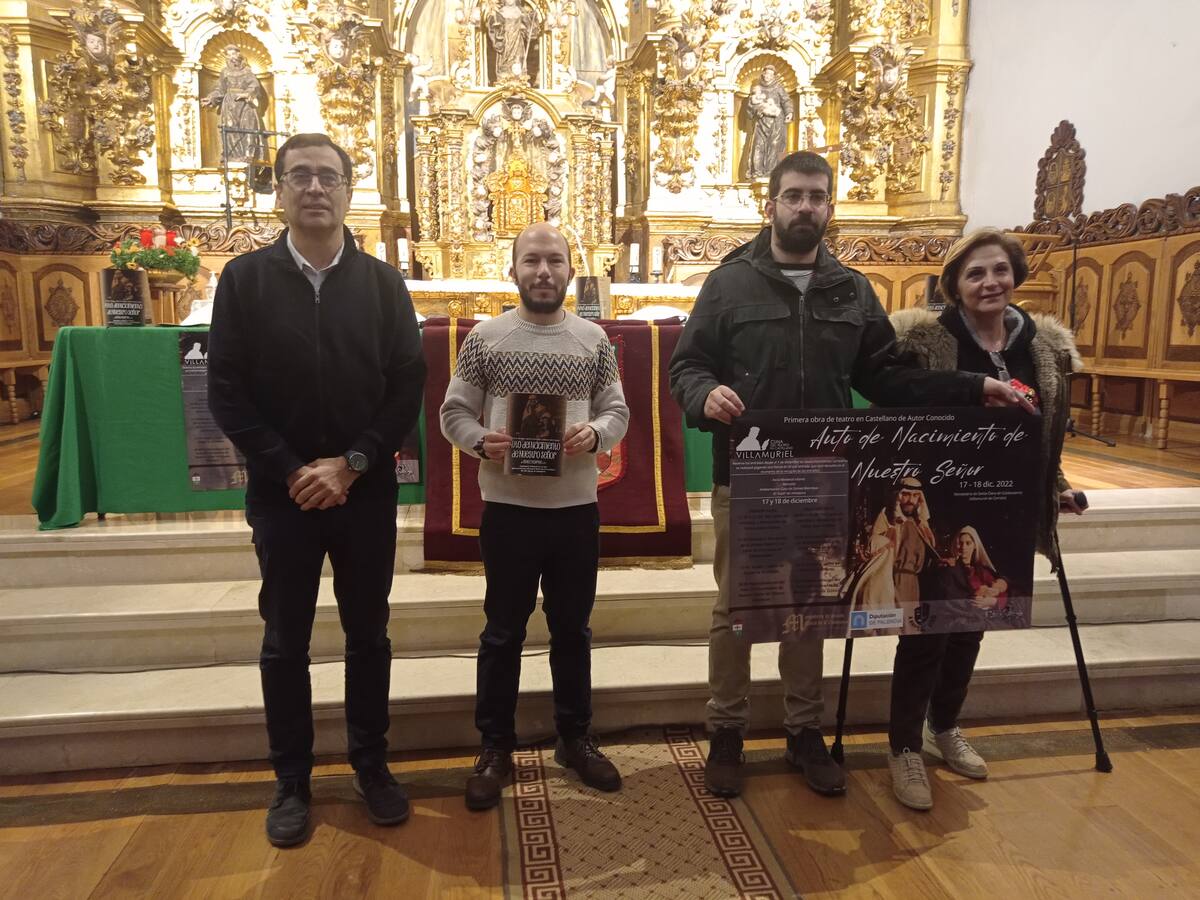 El Auto del Nacimiento en el Convento de Calabazanos inaugura la Navidad en Villamuriel